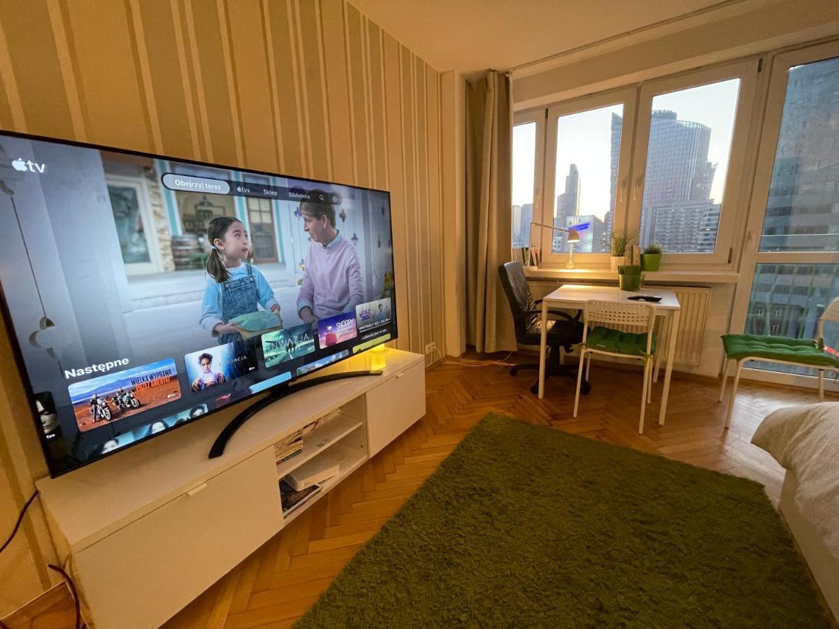 Super Apartament Green Rondo Onz Metro Nowe Wifi 300 Mb/S Aircondition Netflix Spotify Varsovia Exterior foto