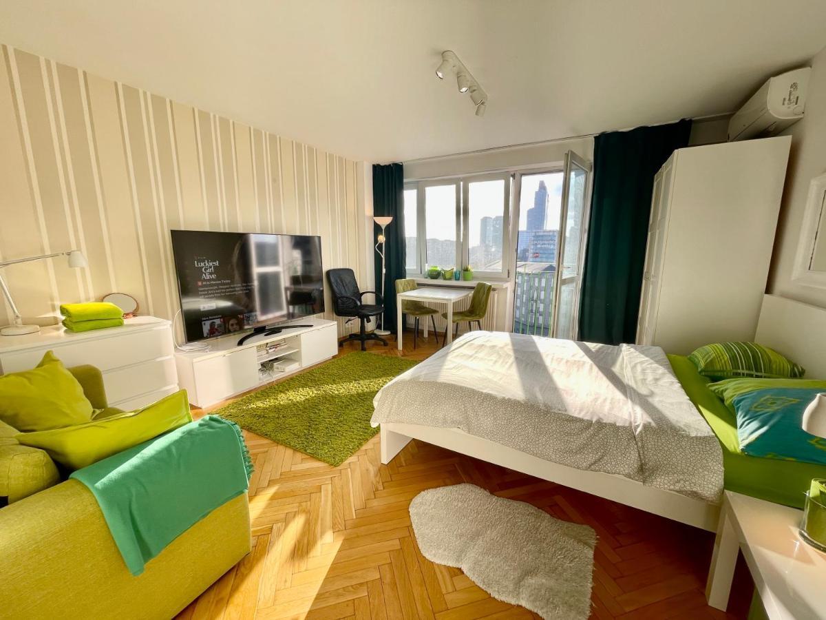 Super Apartament Green Rondo Onz Metro Nowe Wifi 300 Mb/S Aircondition Netflix Spotify Varsovia Exterior foto